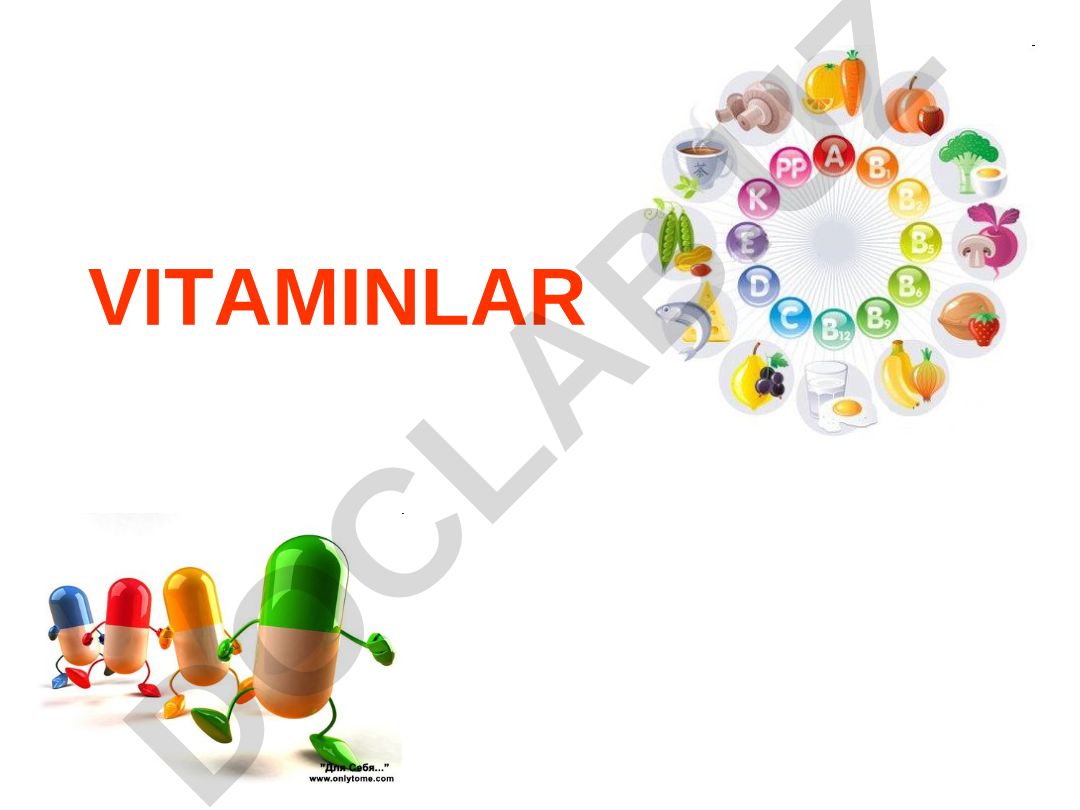 Vitaminlar va ularning ma'nosi