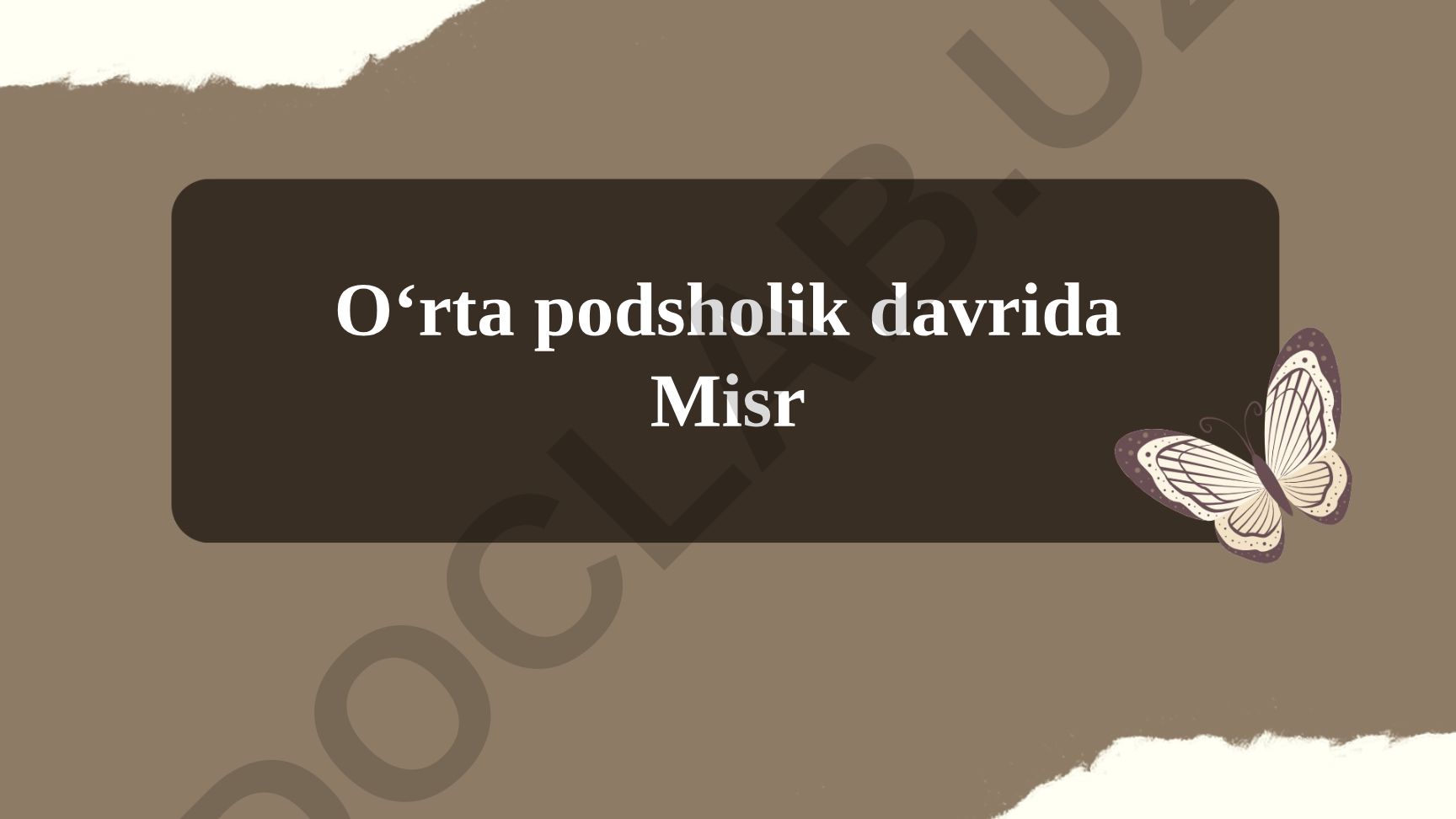 Oʻrta podsholik davrida Misrning arxitektura yutuqlari va ijtimoiy tuzilmasi