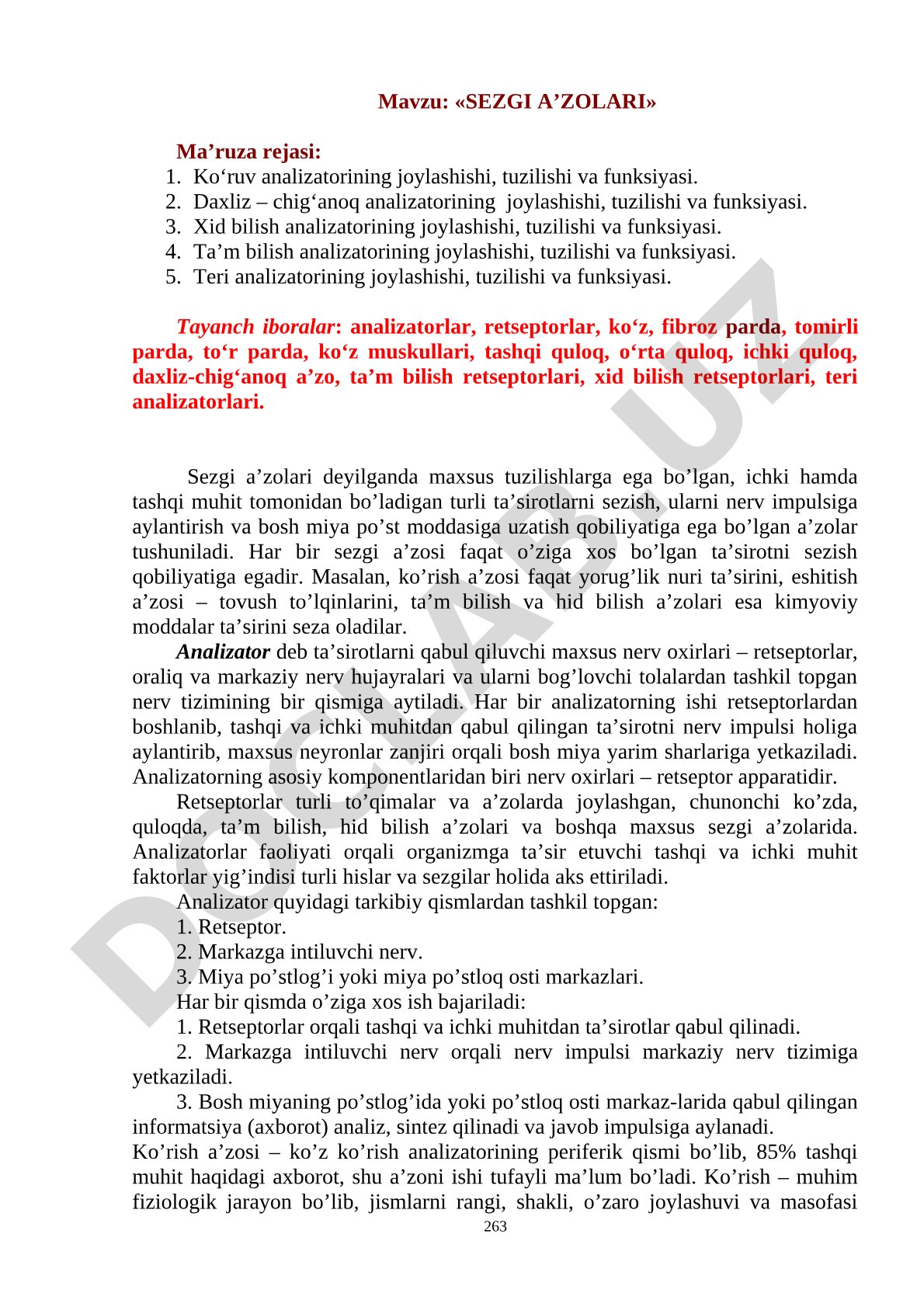 Sezgi a'zolari