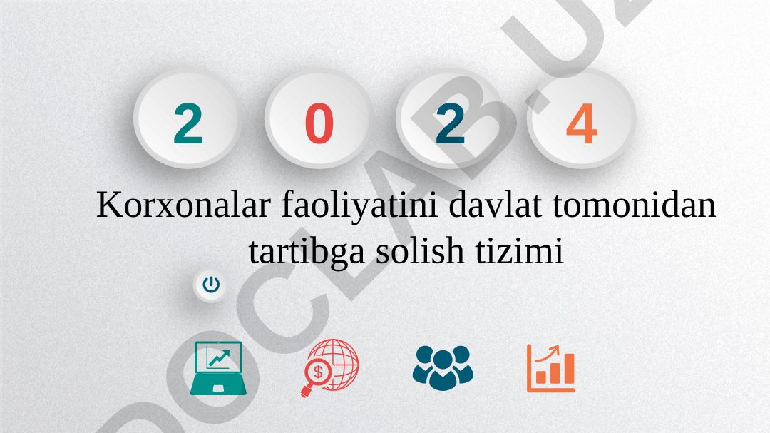Korxonalar faoliyatini davlat tomonidan tartibga solish tizimi
