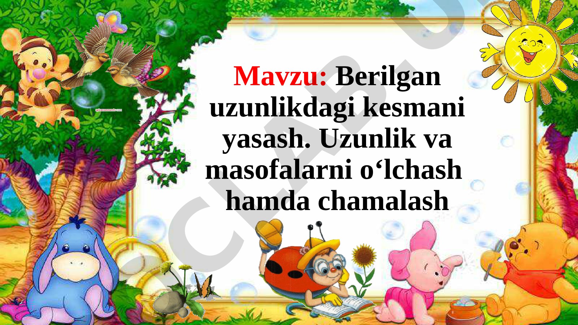 Matematika masalalari taqdimoti