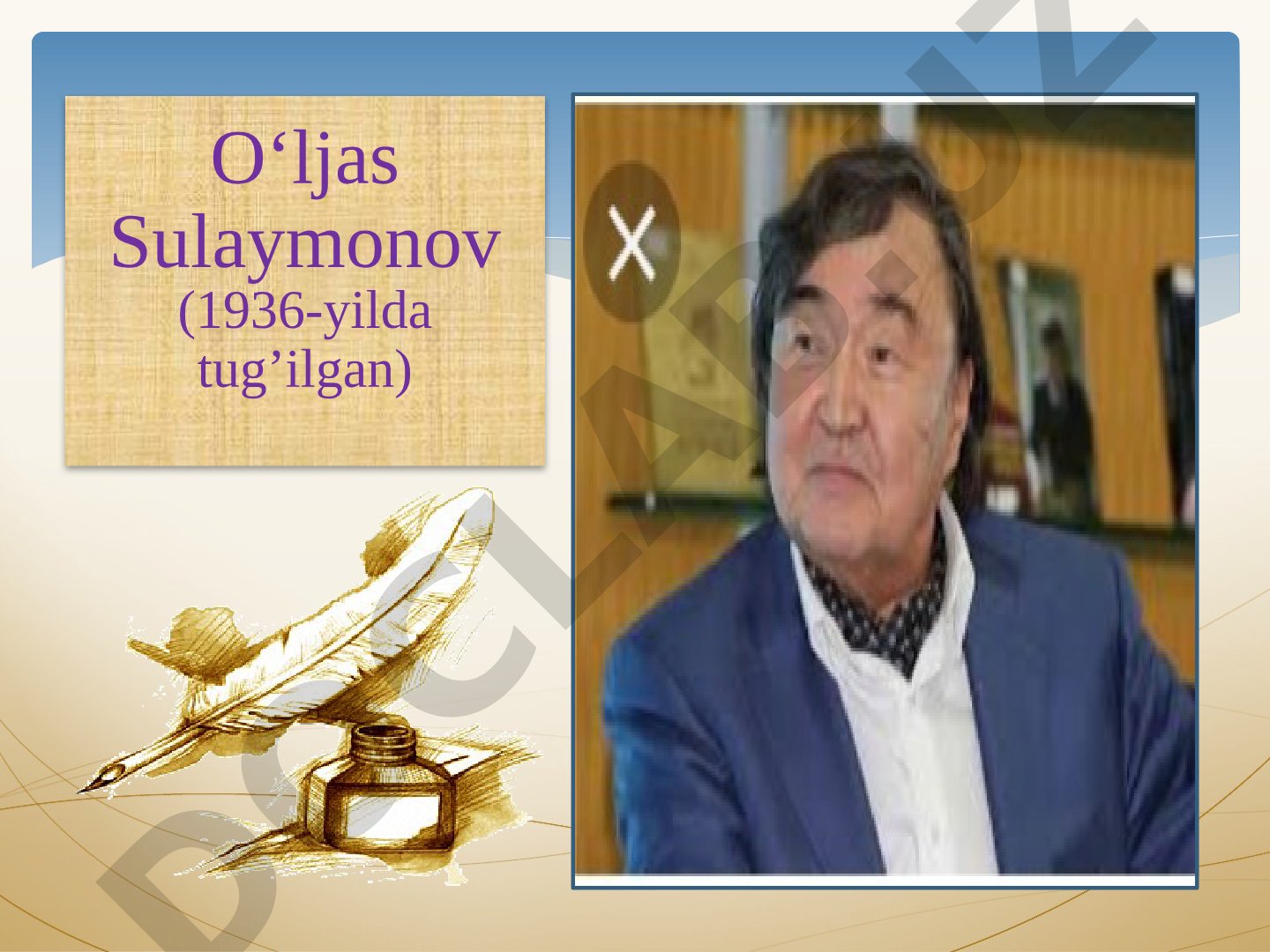 O'ljas Sulaymonovning hayoti va ijodi