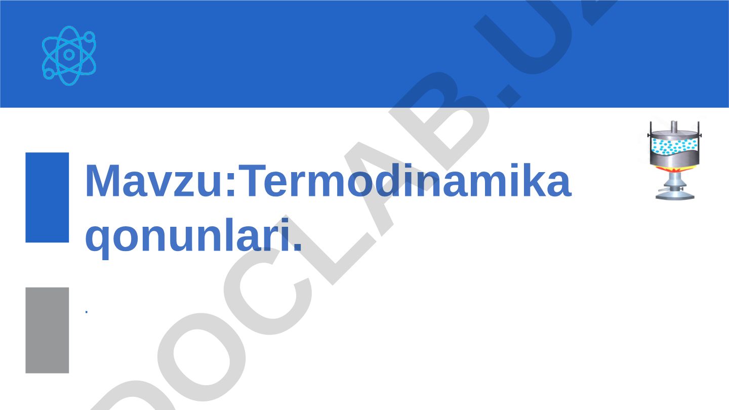 Termodinamika qonunlari