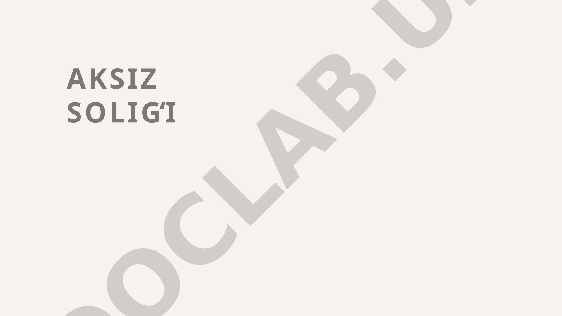 Aksiz solig'i taqdimoti
