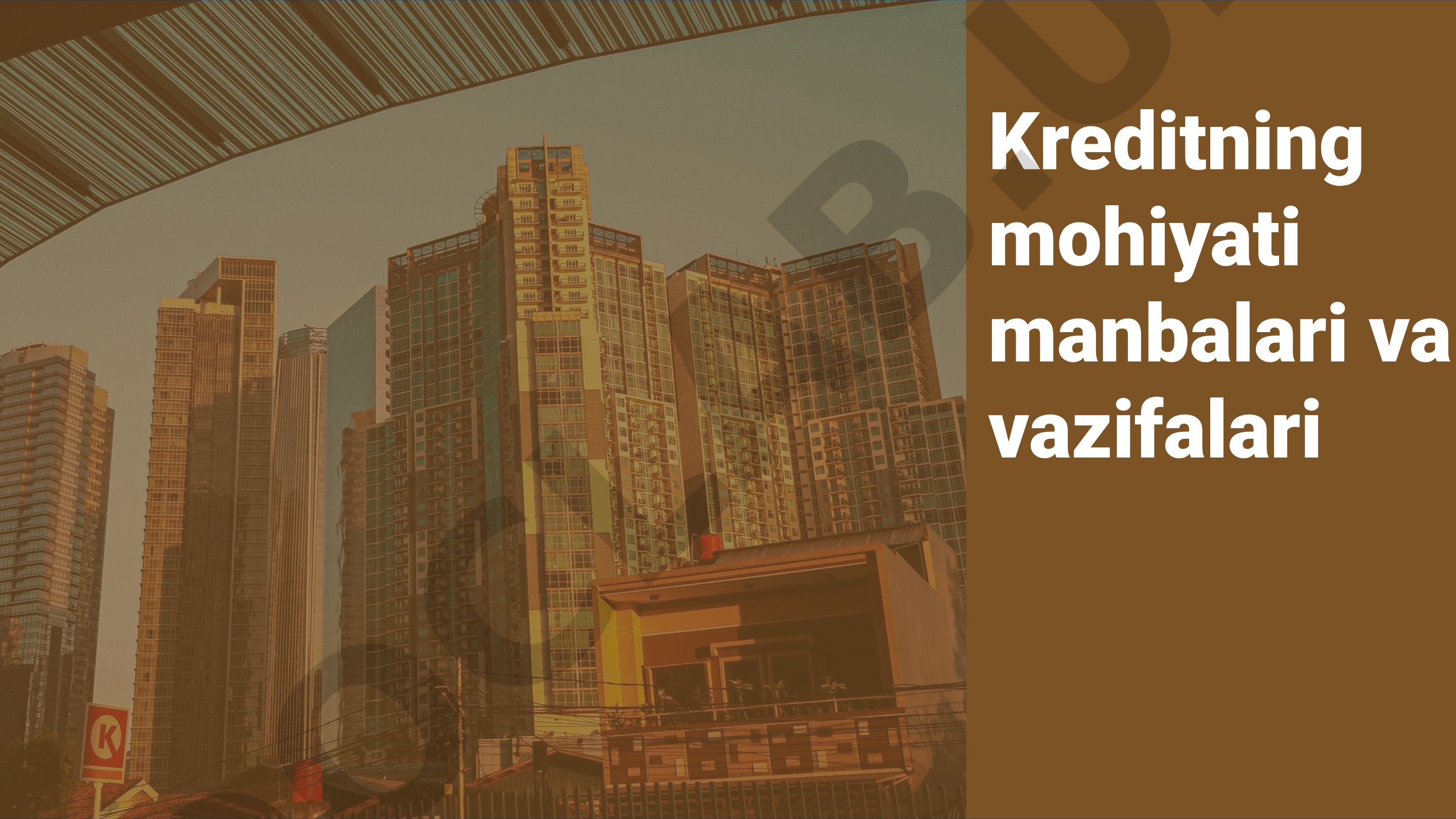 Kreditlar haqida taqdimot