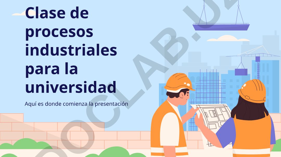 Clase de procesos industriales para la universidad