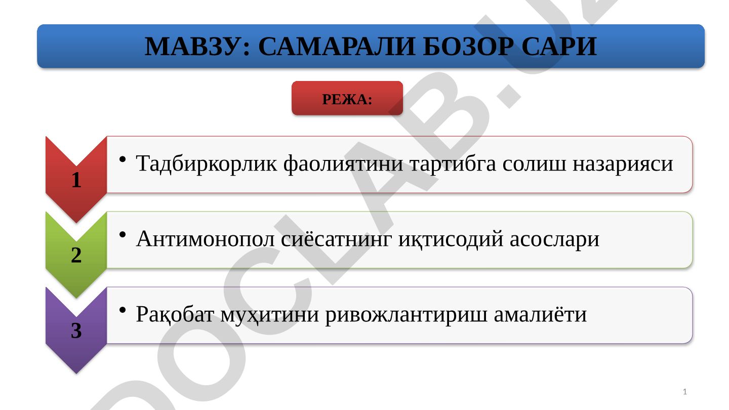 Самарали бозор сари