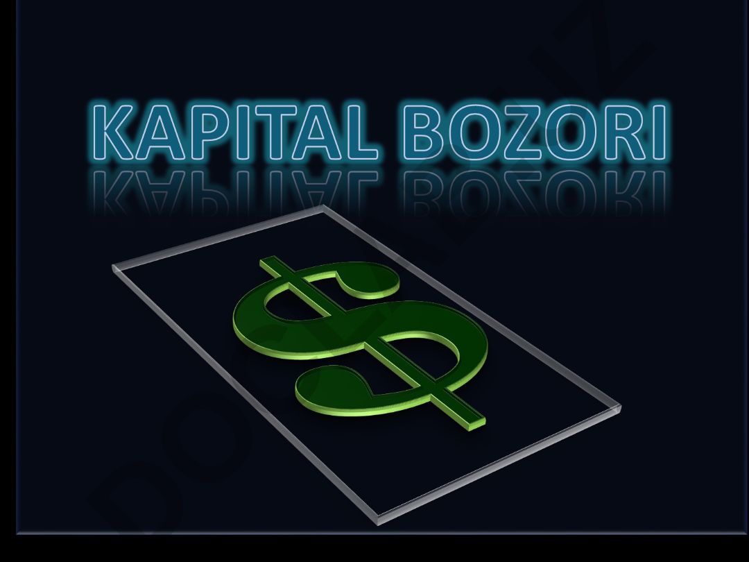 Kapital, investitsiya va diskontlash tushunchalari