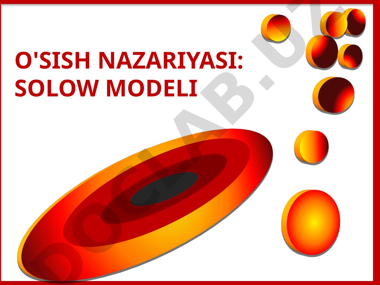 Solow modeli taqdimoti