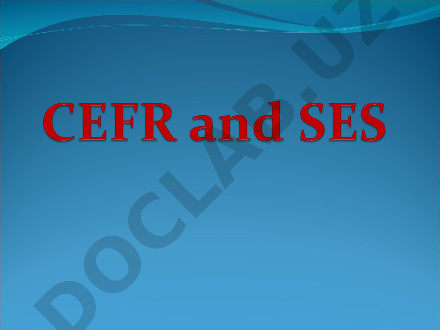 CEFR and State Educational Standards in Language Learning