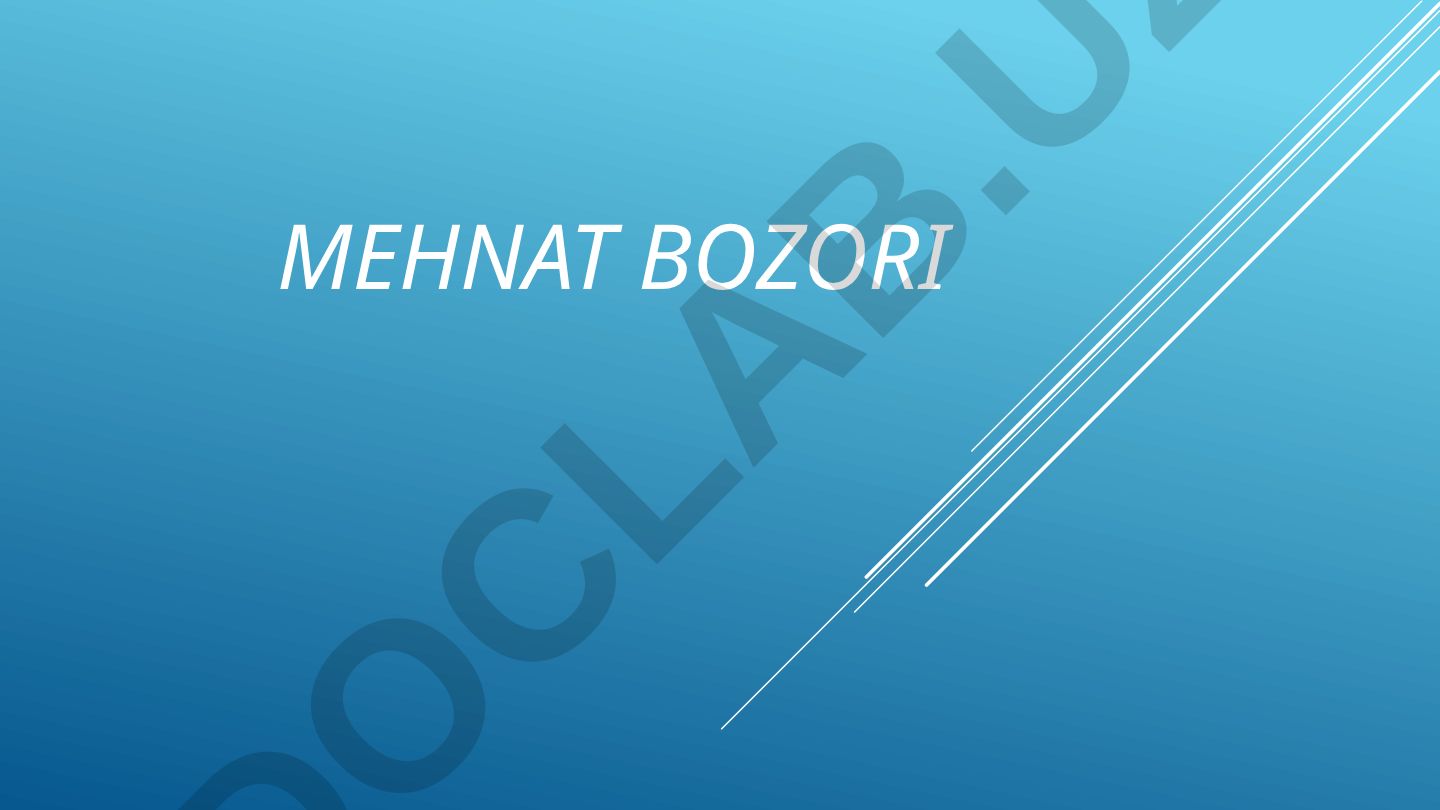 Mehnat bozori
