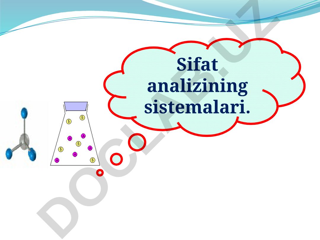 Sifat analizining sistemalari va usullari