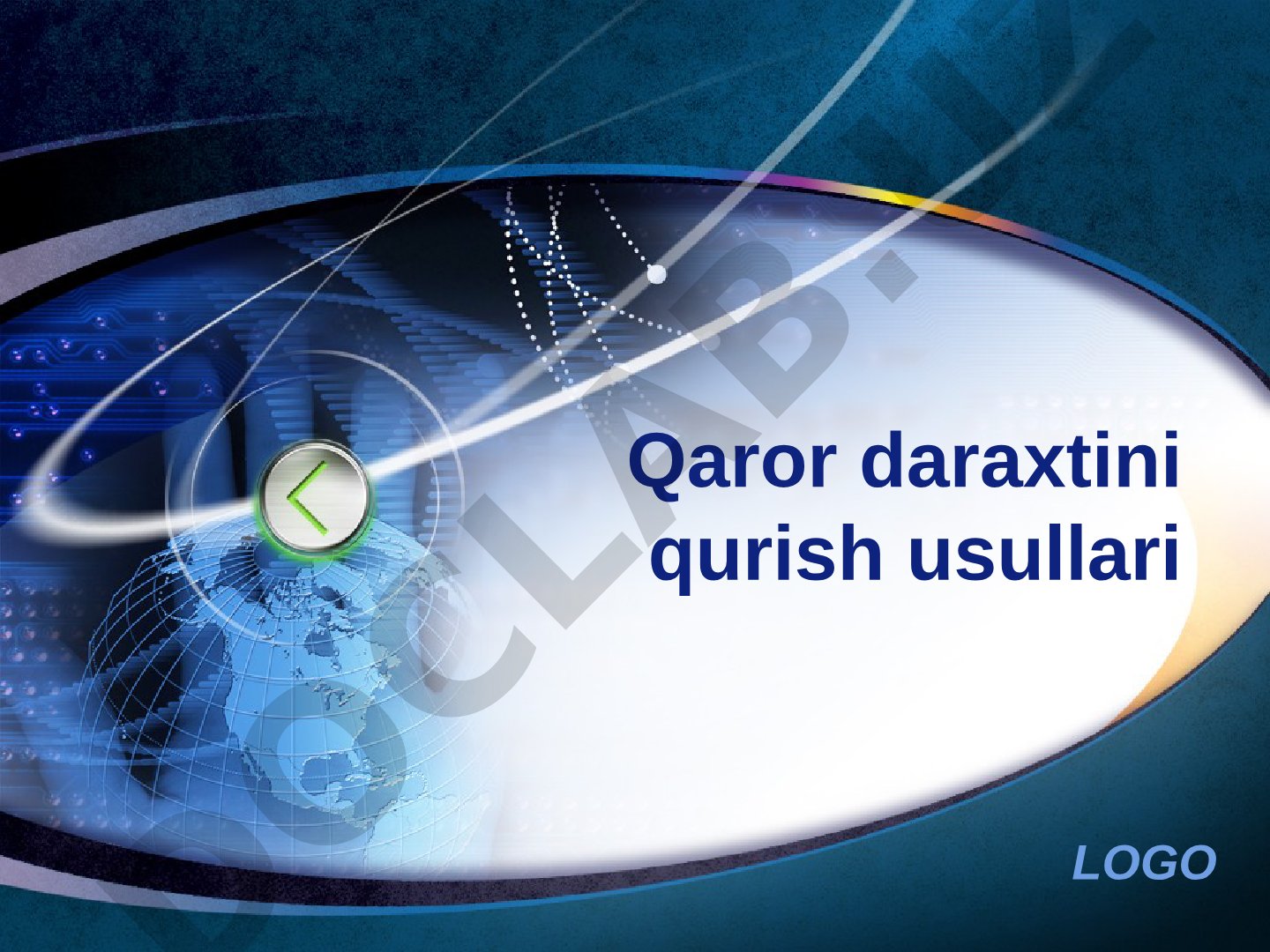 Qaror daraxtini qurish usullari taqdimoti