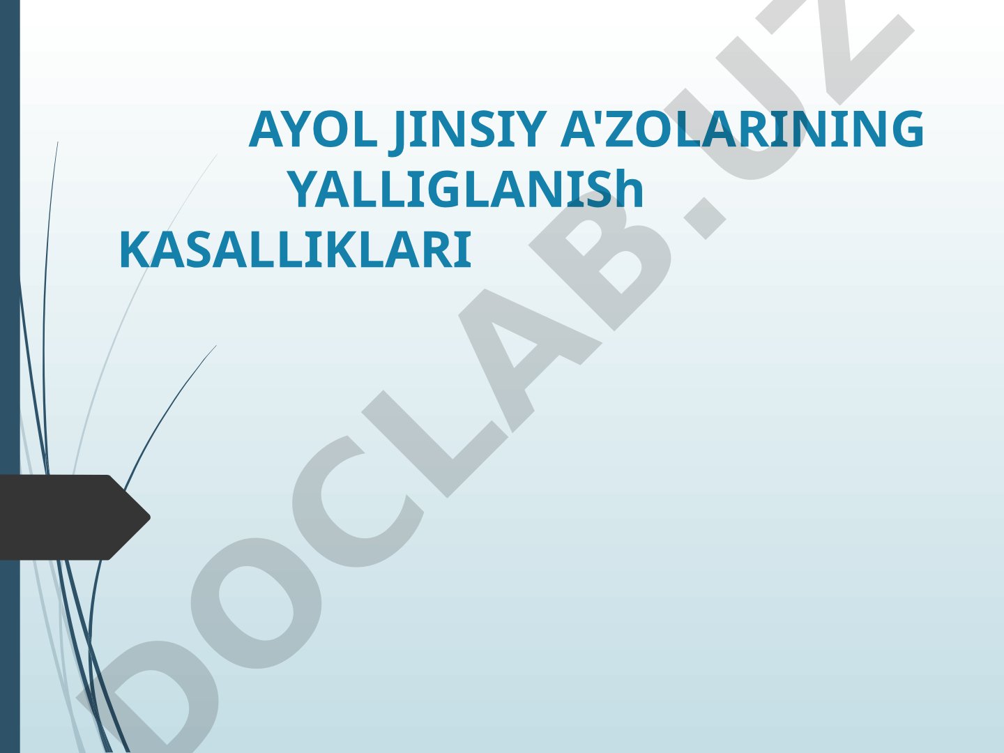 Ginekologik kasalliklar taqdimoti