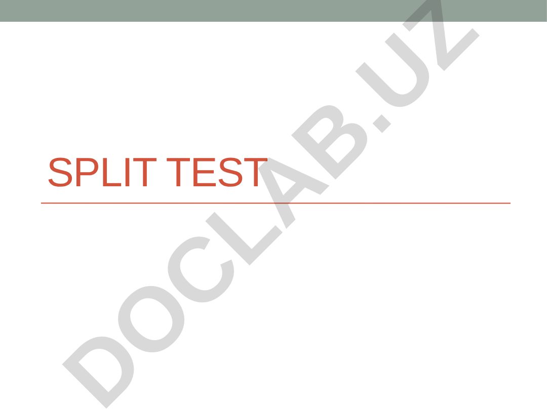 Split test va A/B testlash