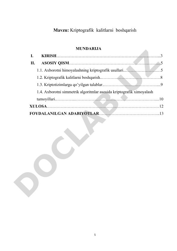 Kriptografik kalitlarni boshqarish