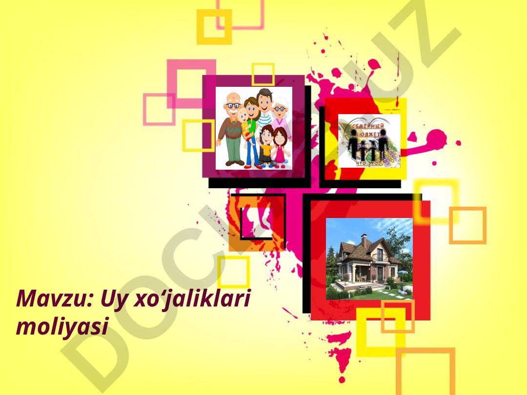 Uy xo‘jaliklari moliyasi