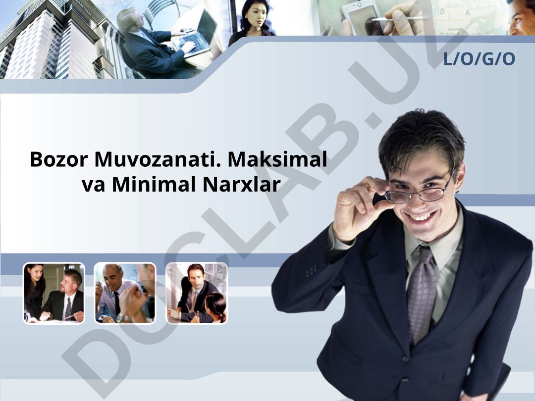 Bozor Muvozanati. Maksimal va Minimal Narxlar