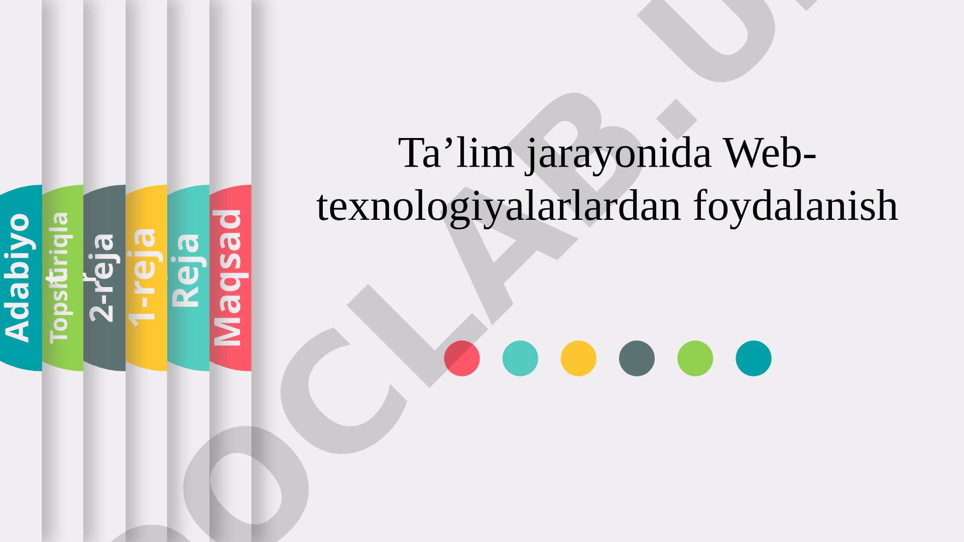 Kompyuter tarmoqlari taqdimoti