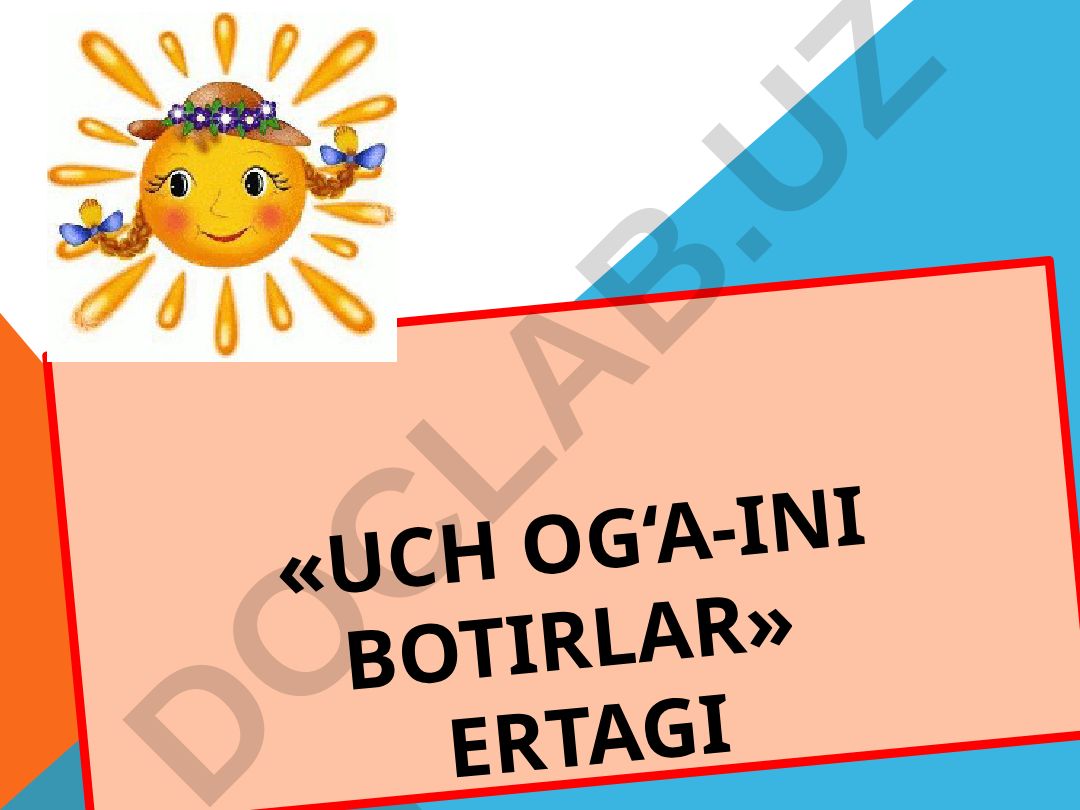 Uch og'a-ini botirlar ertagi
