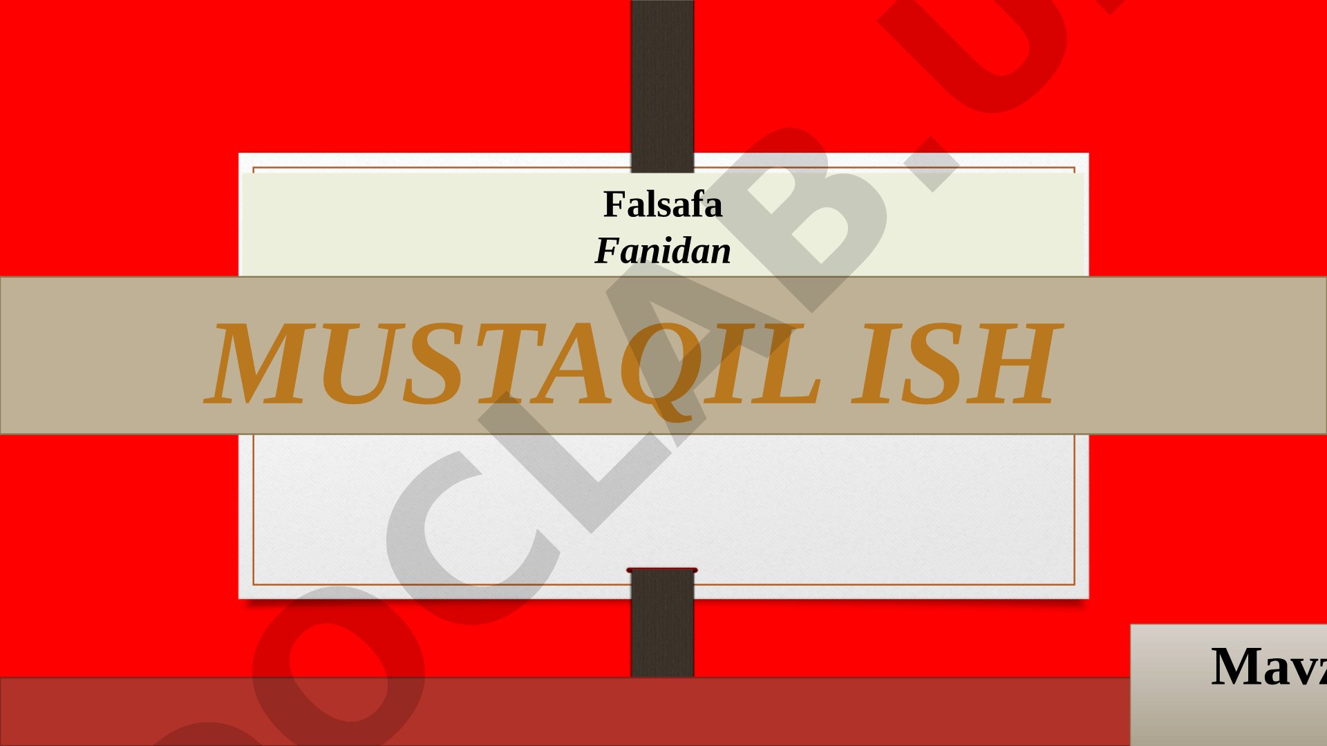 Dunyoning ilmiy manzarasi va evolyusiyasi