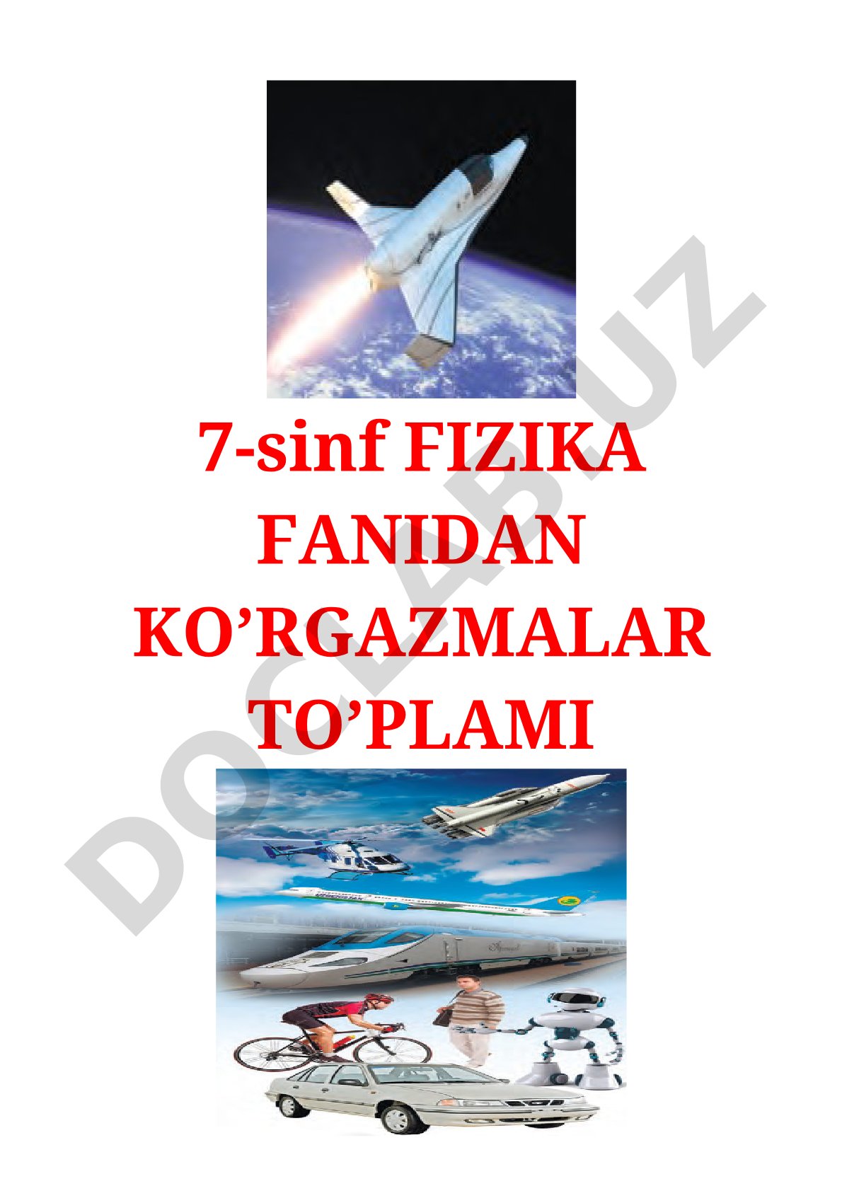7-sinf fizika fanidan ko'rgazmalar to'plami