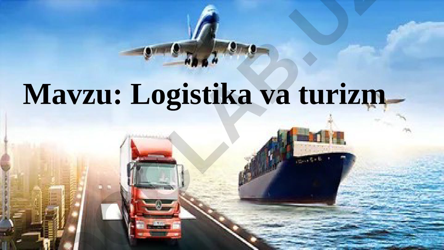 Logistika va turizm