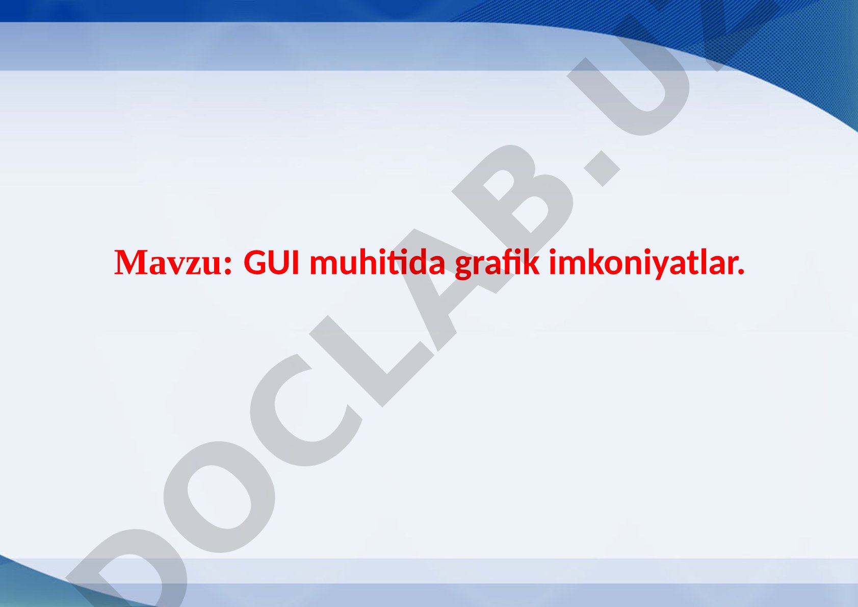 Borland C++ Builder grafik tasvirlar taqdimoti