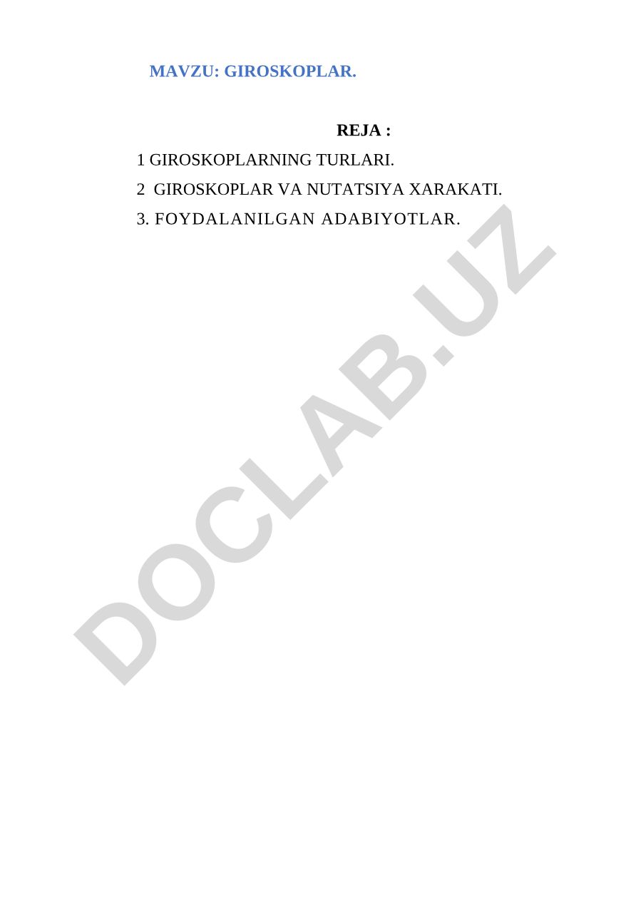GIROSKOPLAR