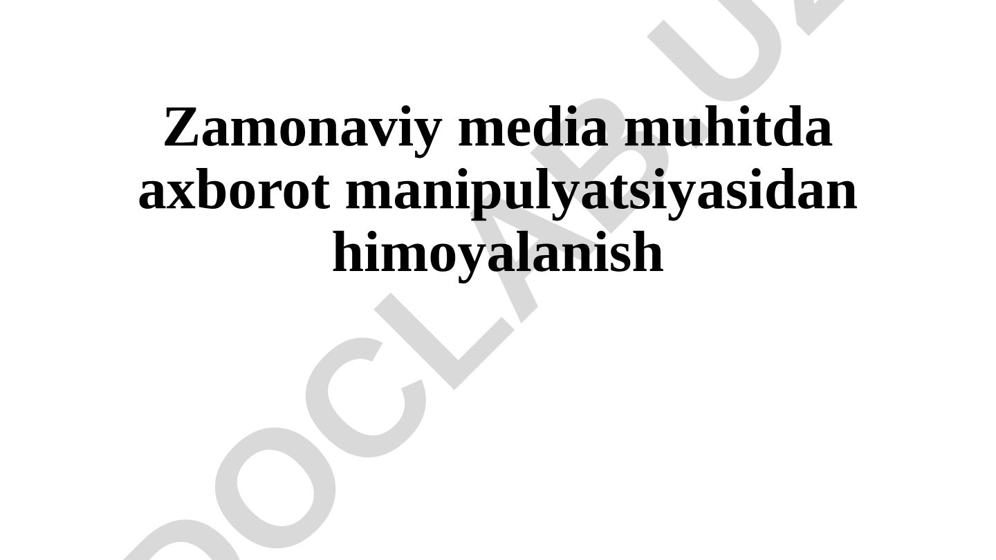 Mediasavodxonlik va mediata'limning rivojlanishi