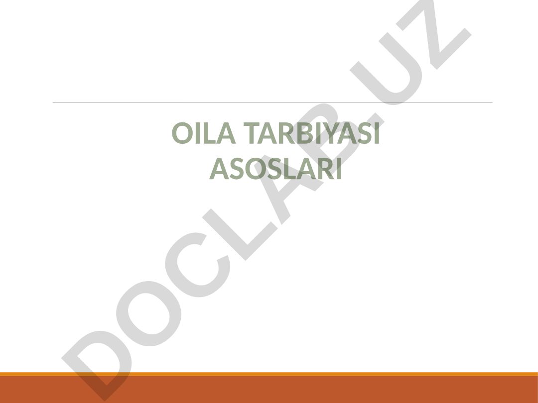 Yosh avlodni tarbiyalashning maqsad va vazifalari