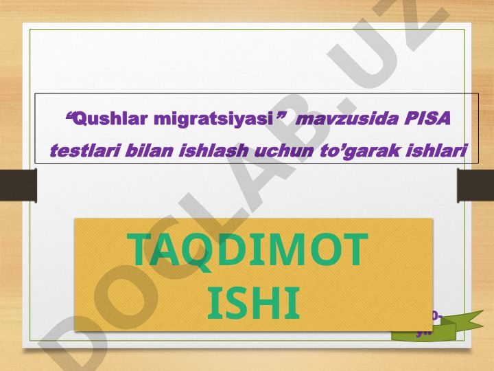 Qushlar migratsiyasi