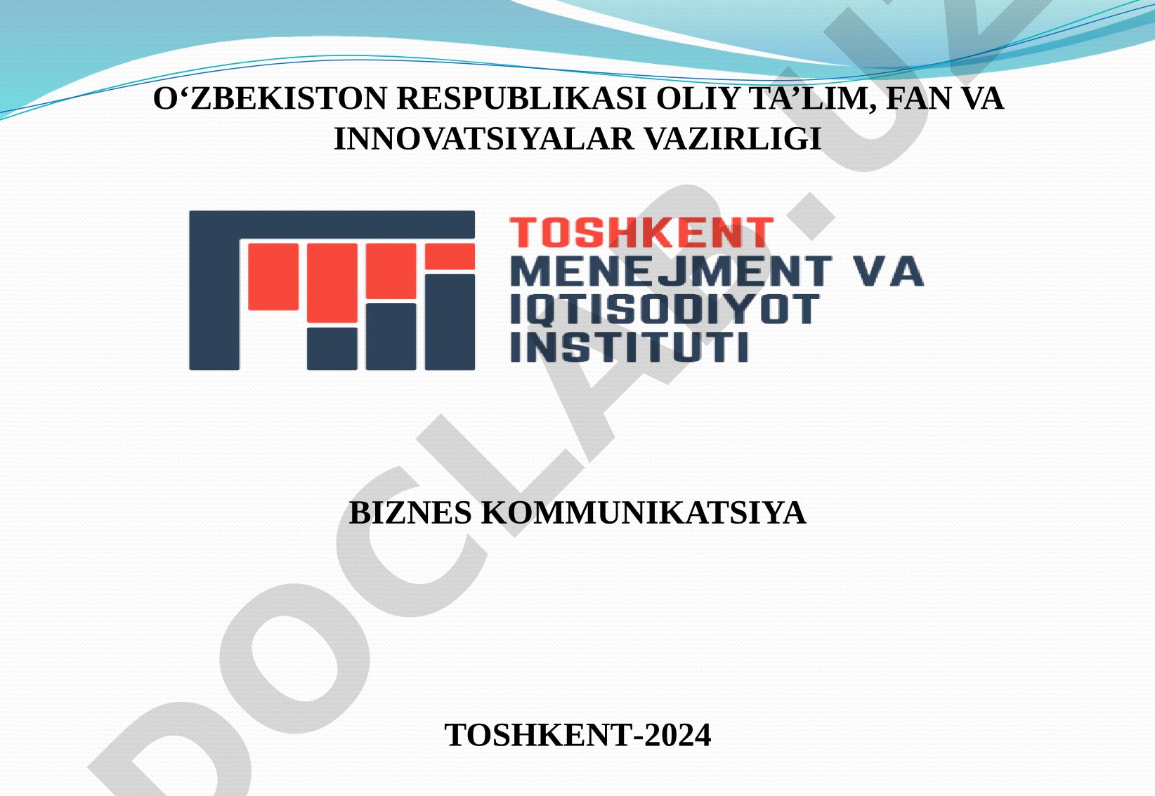 Biznes yig’ilishlar. Telefon orqali suhbat. Biznes etika.