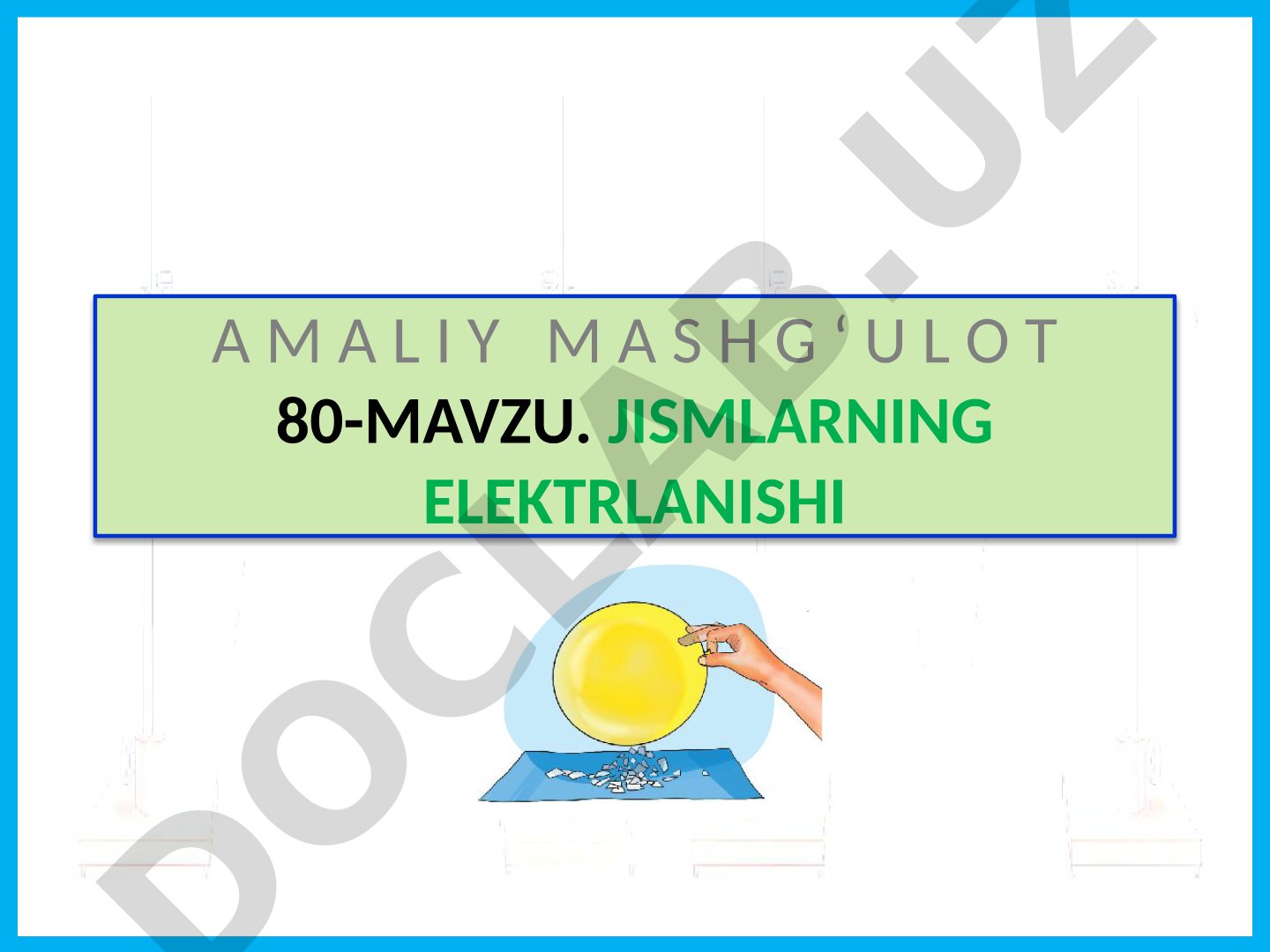 JISMLARNING ELEKTRLANISHI