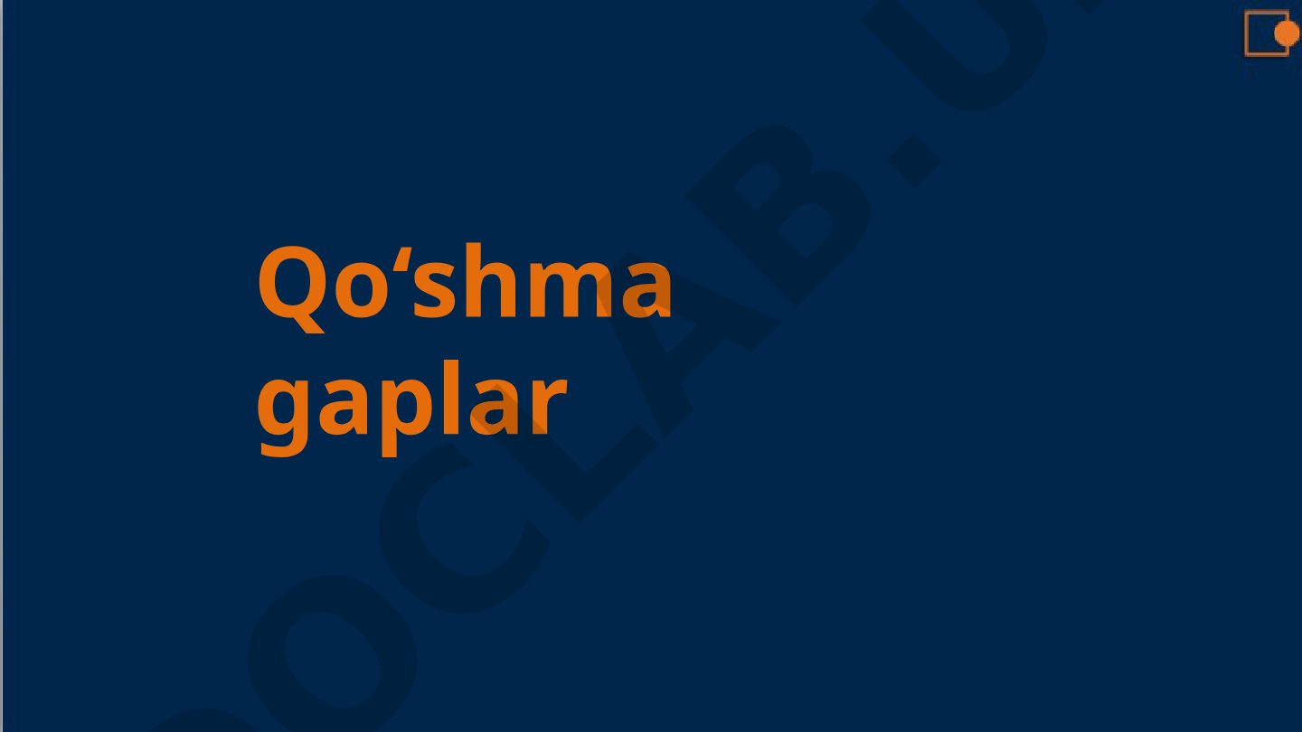 Qo‘shma gaplar turlari va bog‘lovchi vositalar