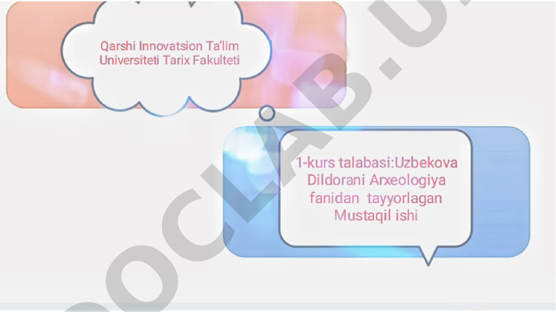Hujjatlar uchun metadata generator