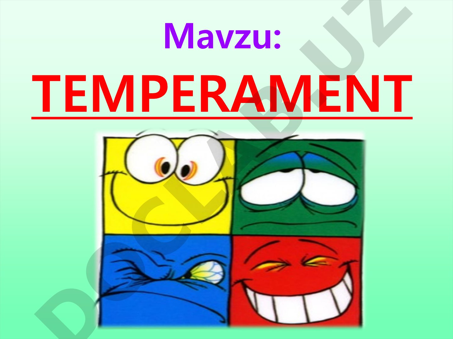 Temperament