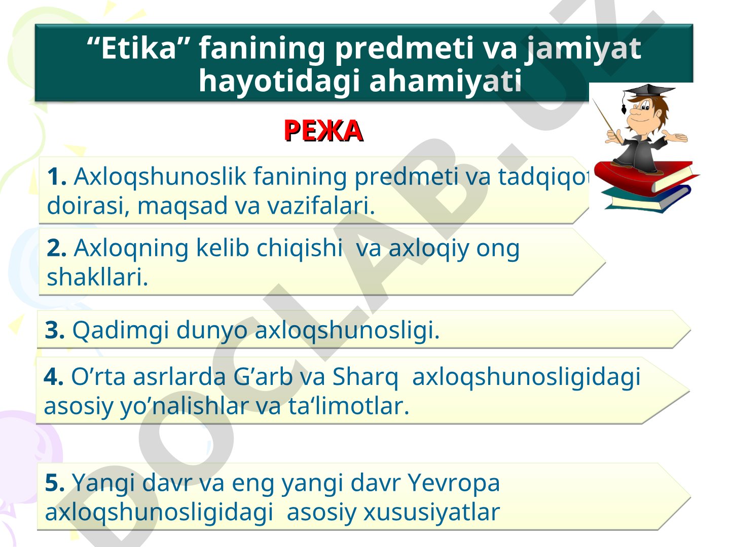Axloqshunoslik fanining predmeti va tadqiqot doirasi