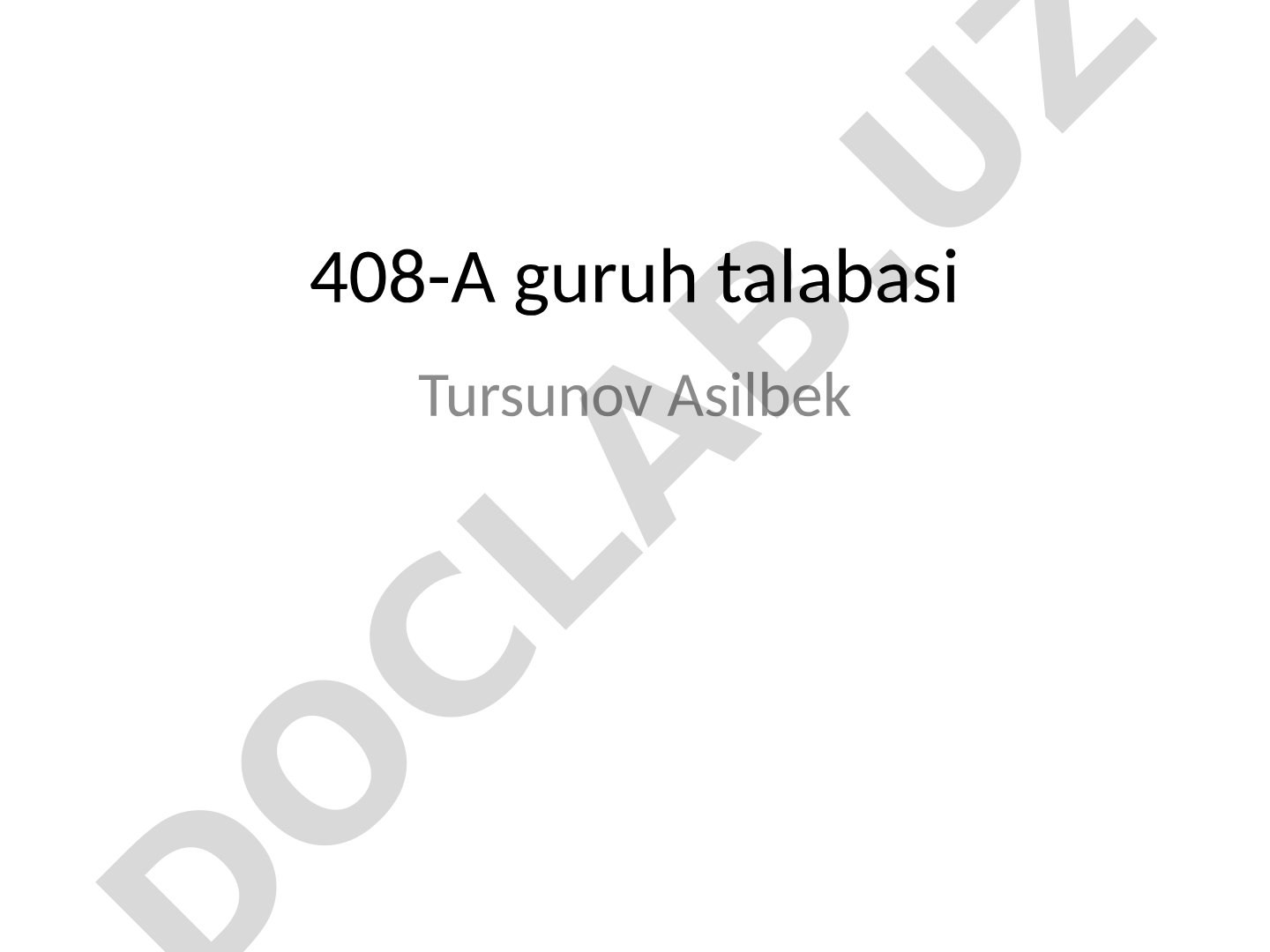 Sifilis haqida umumiy ma'lumot