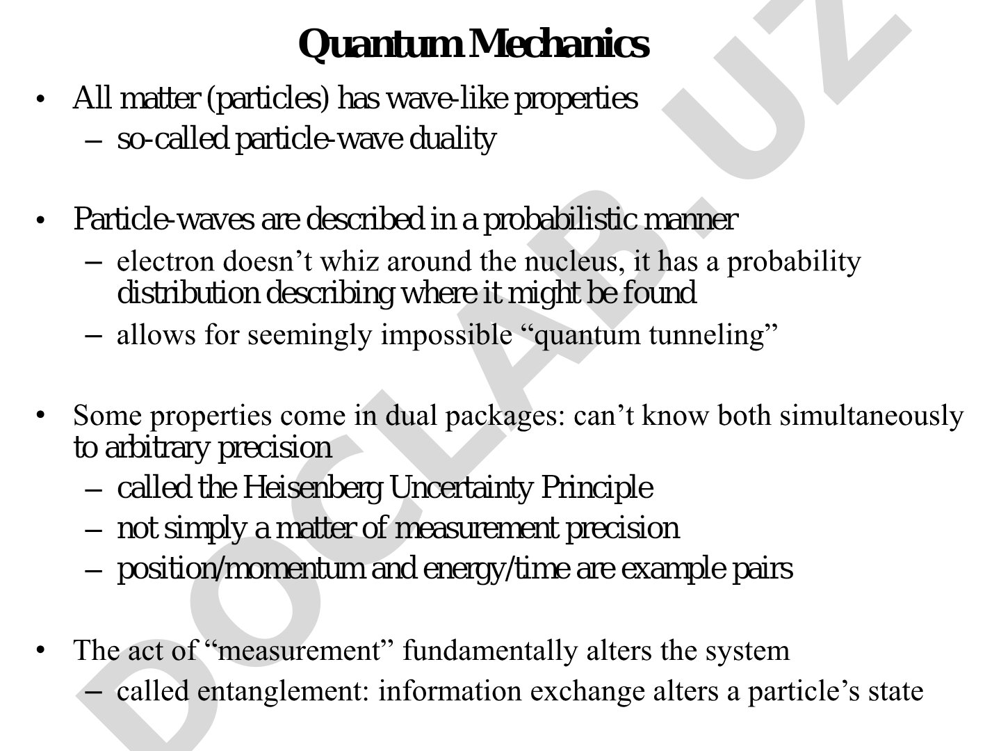 Quantum Mechanics: Particle-Wave Duality and de Broglie Wavelength