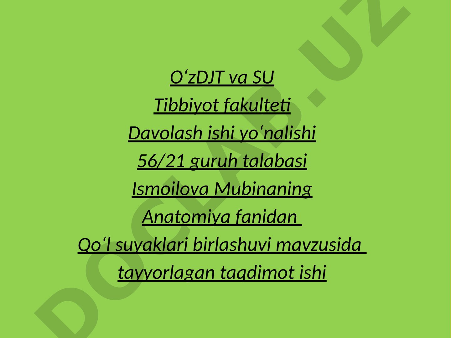 Qo'l suyaklari birlashuvi