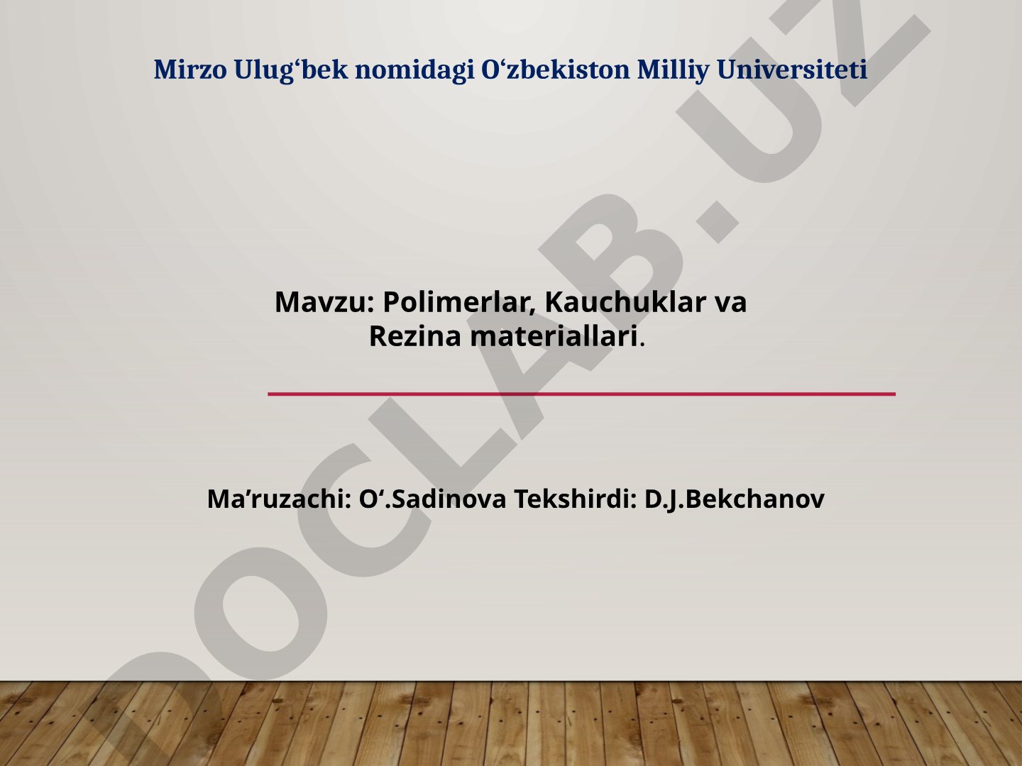Polimerlar, Kauchuklar va Rezina materiallari