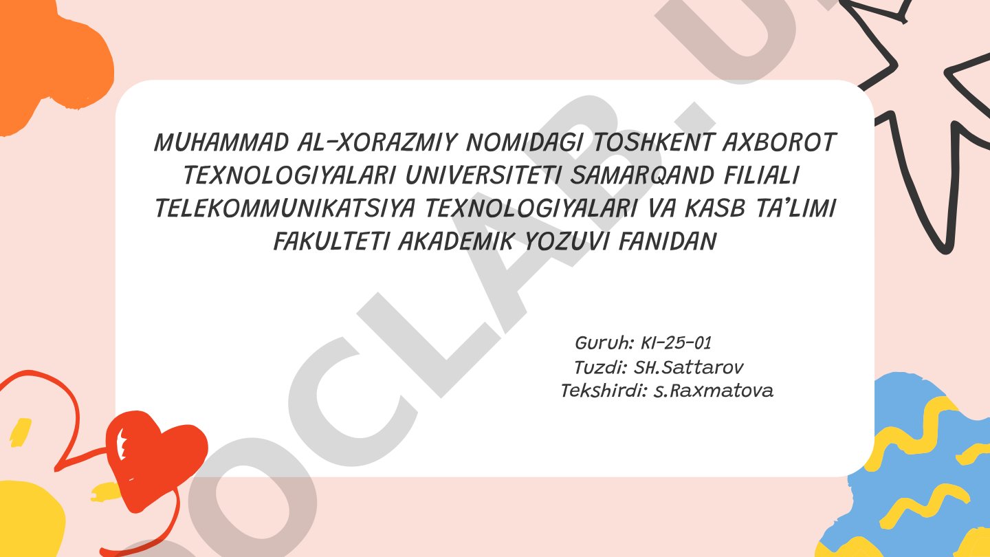 Matn va uning turlari. Matn hosil qiluvchi vositalari