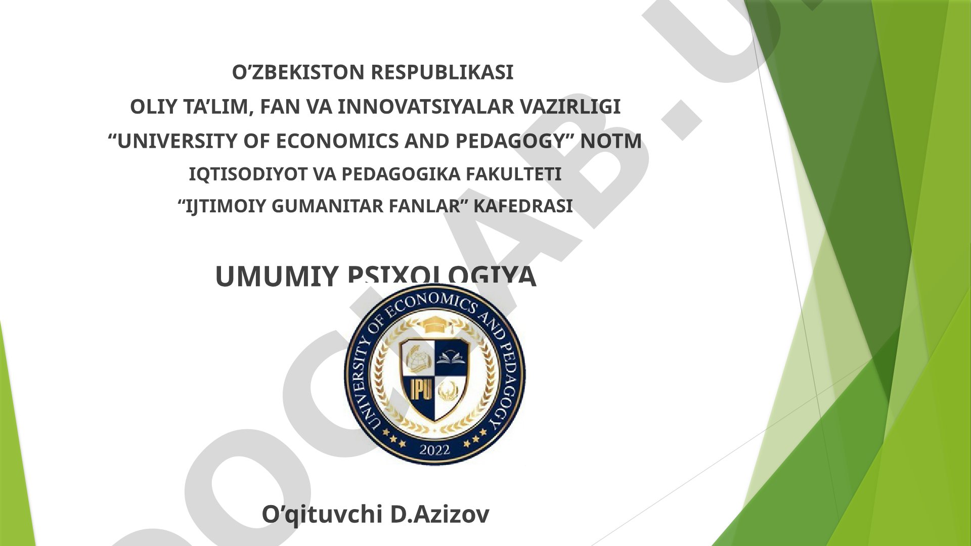 Xarakter haqida tushuncha, fiziologik asoslari, tipologiyasi, aktsentuatsiyasi, tarkibi