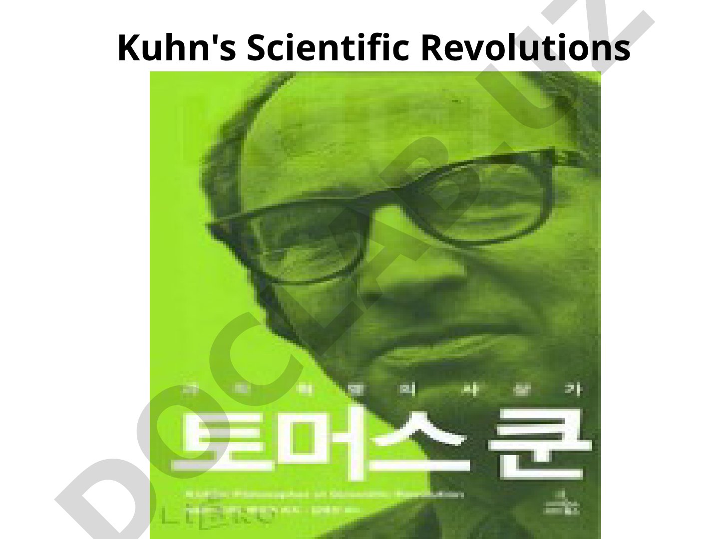 Kuhn's Scientific Revolutions and Paradigm Theory