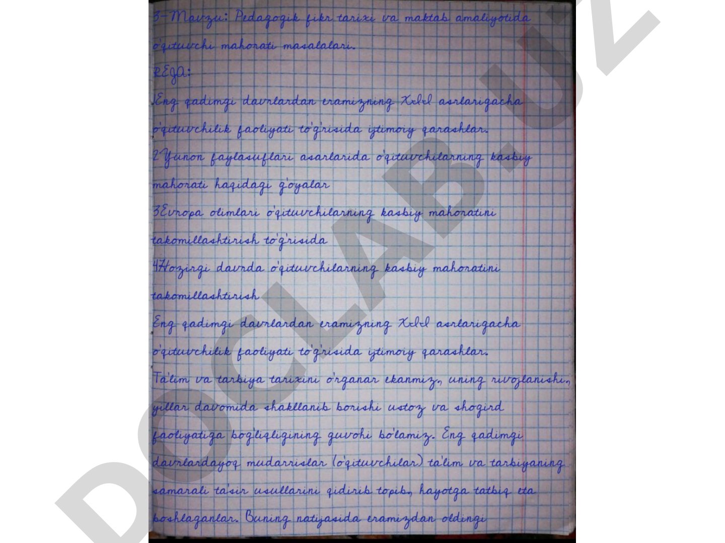 Taqdimot mavzusi aniq emas