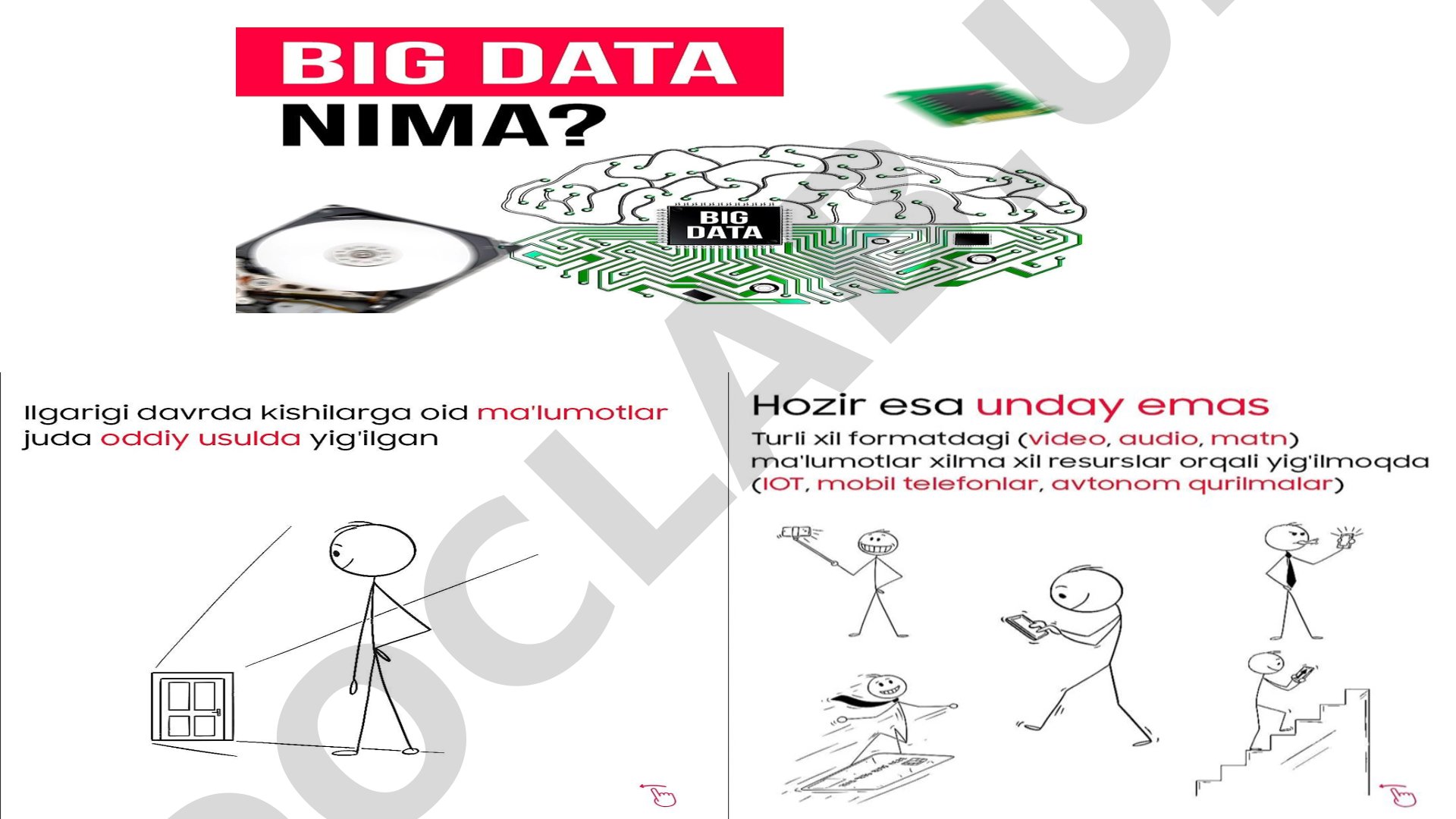 Katta ma'lumotlar (Big Data) tushunchasi va qo'llanilishi