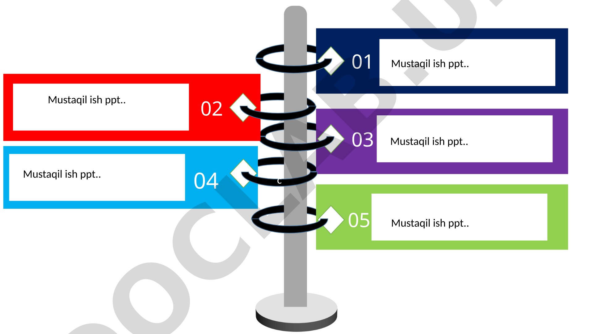 Mustaqil ish mavzusiga oid slaydlar taqdimoti