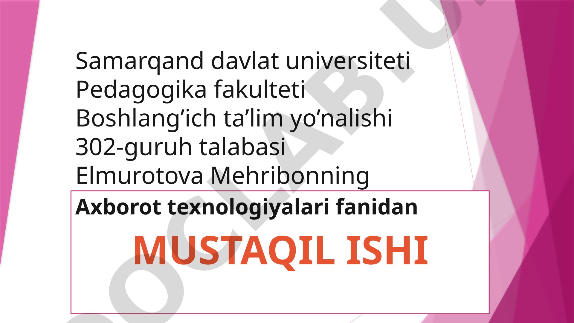 Kompyuterning qo’shimcha qurilmalari turlari va ularning vazifalari haqida