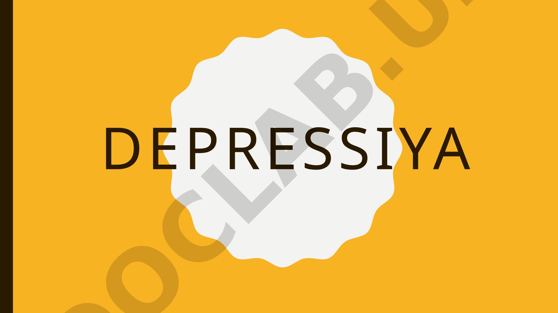 Depressiya nima, belgilari va kognitiv terapiya haqida
